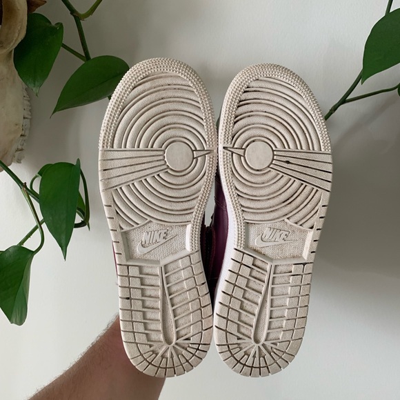 Nike Air Jordan 1 Mid Pink Sneakers - Picture 6 of 10